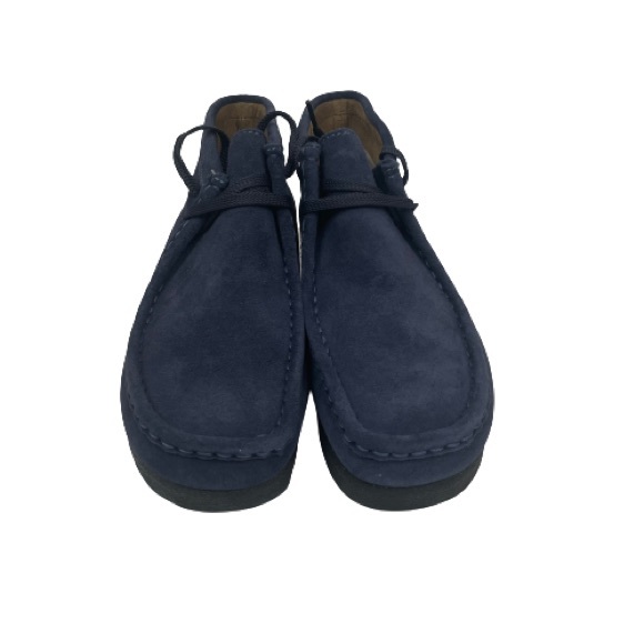 Clark’s Dark Blue Suede Wallabees Casual Shoe Men’s 7M main image 4